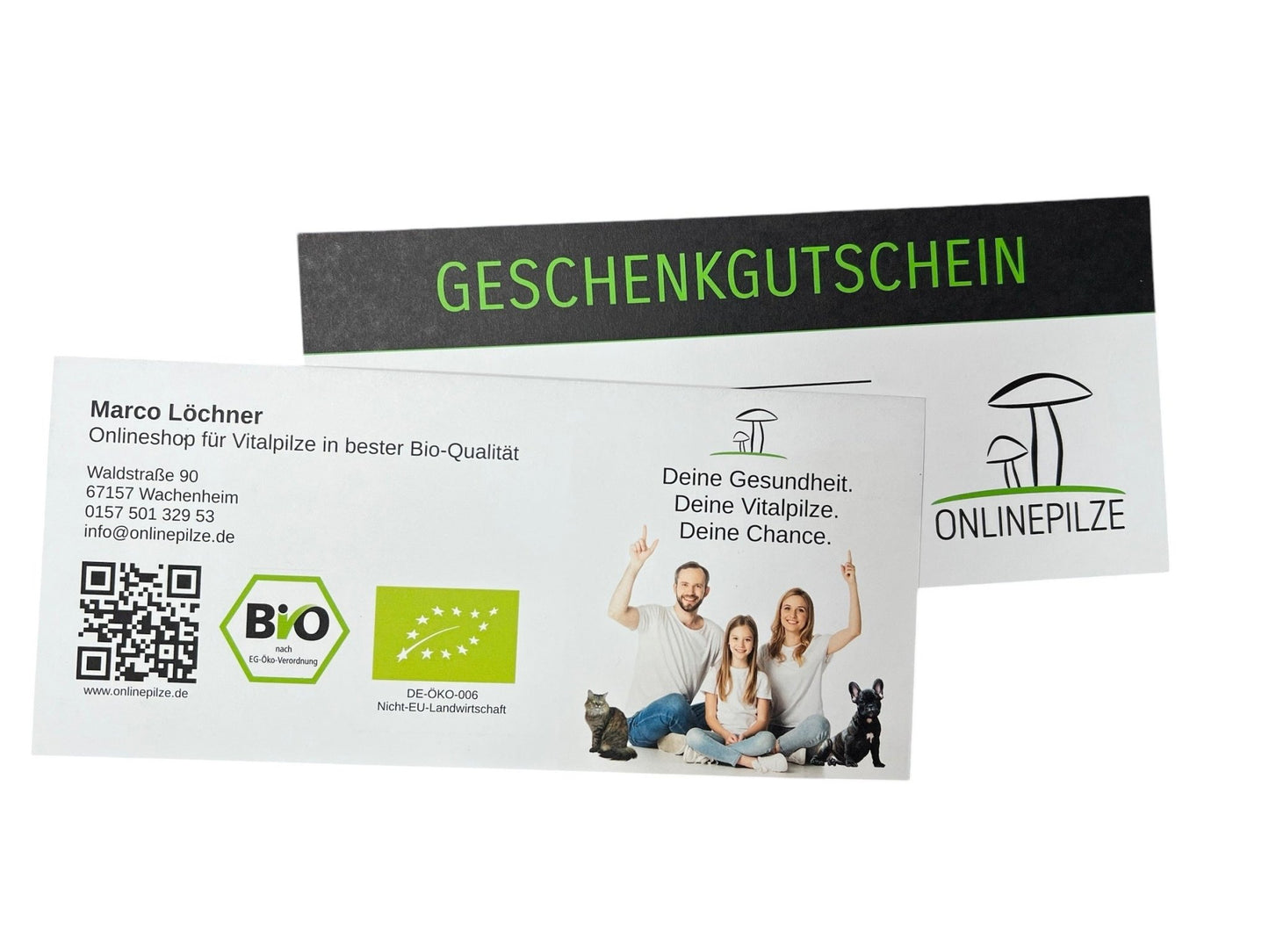 Gutschein - Onlinepilze