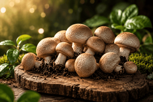 Agaricus subrufescens - ehemals Agaricus blazei Murill: Der kleine Vitalpilz mit der großen Wirkung - Onlinepilze
