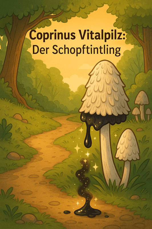 Coprinus Vitalpilz: Der Schopftintling – Dein natürlicher Begleiter für Stoffwechsel, Verdauung und innere Balance - Onlinepilze