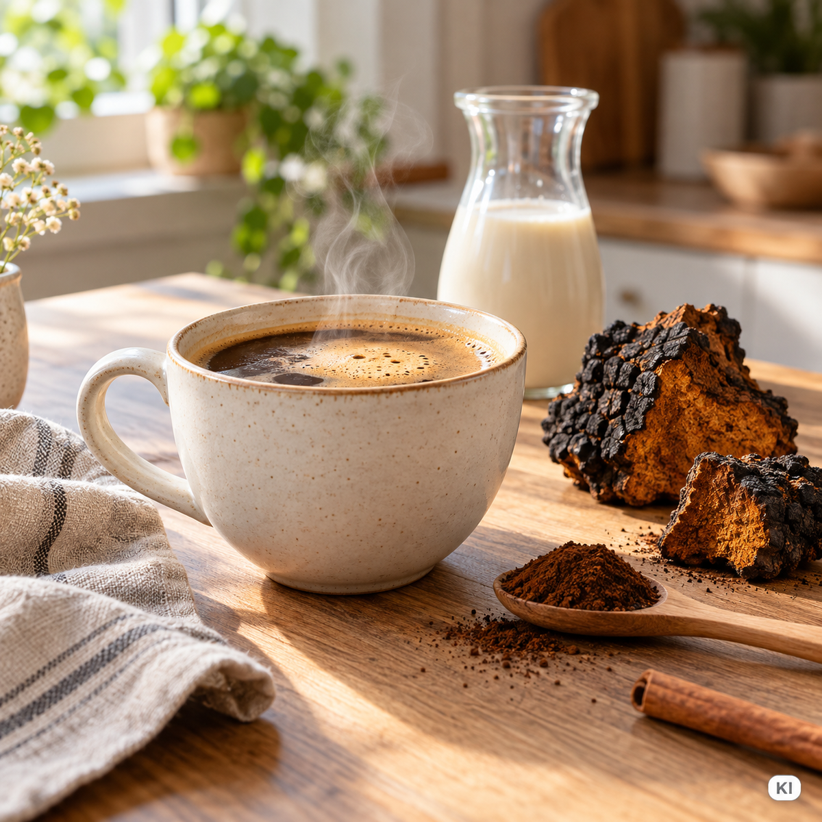 Chaga - Bio Vitalpilz-Extrakt Kapseln & Pulver (Inonotus obliquus)