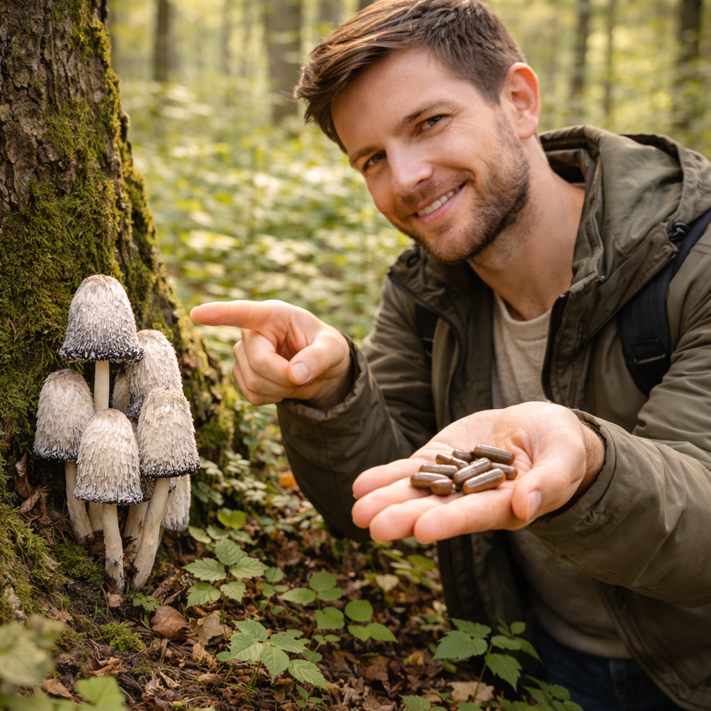 Coprinus Bio Vitalpilz Extrakt (Schopftintling) – Wohlbefinden & bewusste Ernährung