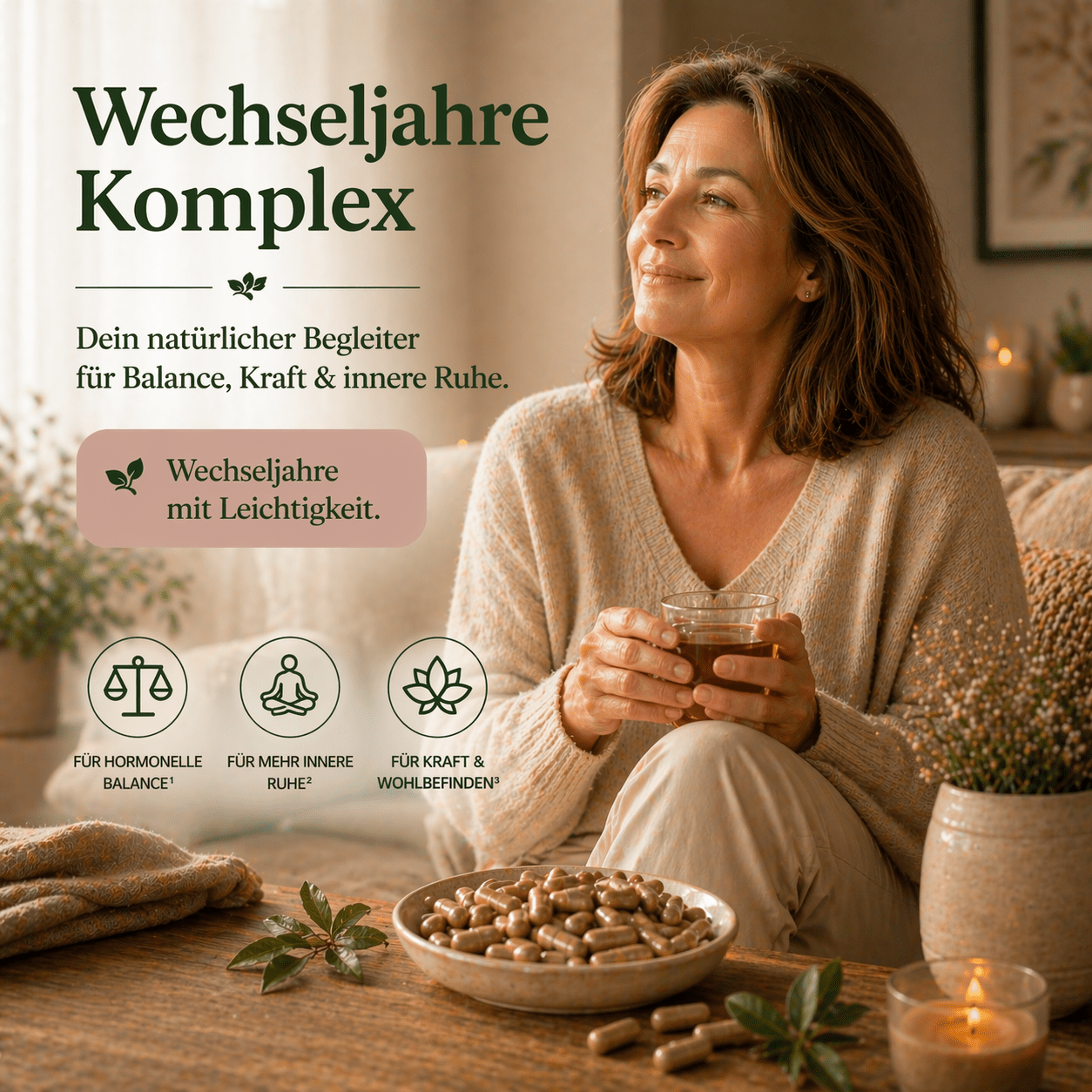 Bio Vitalpilz Mischung "Natürlich durch die Wechseljahre" - Onlinepilze