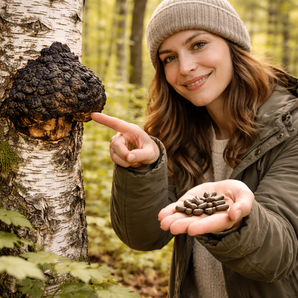 Chaga Vitalpilz - Bio Extrakt kaufen - Onlinepilze