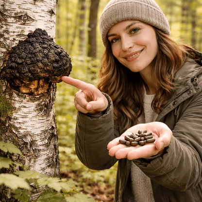 Chaga Vitalpilz - Bio Extrakt kaufen - Onlinepilze