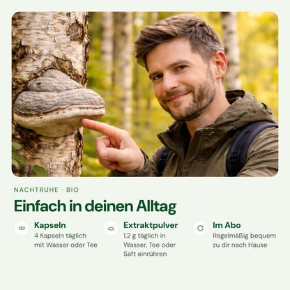 Nachtruhe einfach im Alltag einnehmen – Kapseln oder Extraktpulver