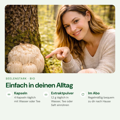 Seelenstark einfach im Alltag einnehmen – Kapseln oder Extraktpulver