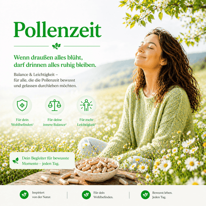 "Pollenzeit" Bio Vitalpilz - Extrakt | Leichtigkeit - Onlinepilze