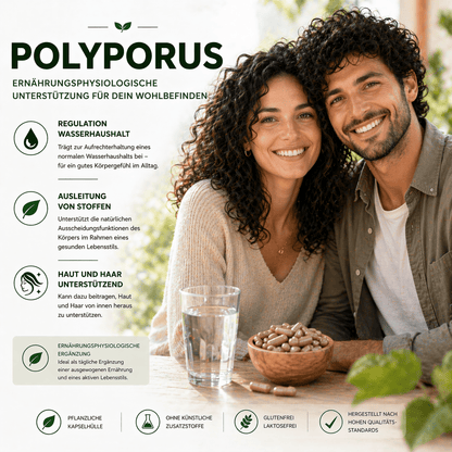 "Polyporus" Bio Vitalpilz Extrakt – Leichtgefühl & Balance - Onlinepilze