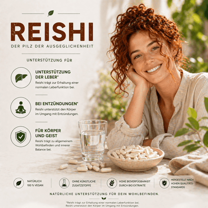 "Reishi" Bio Vitalpilz Extrakt – Ruhe & Balance - Onlinepilze
