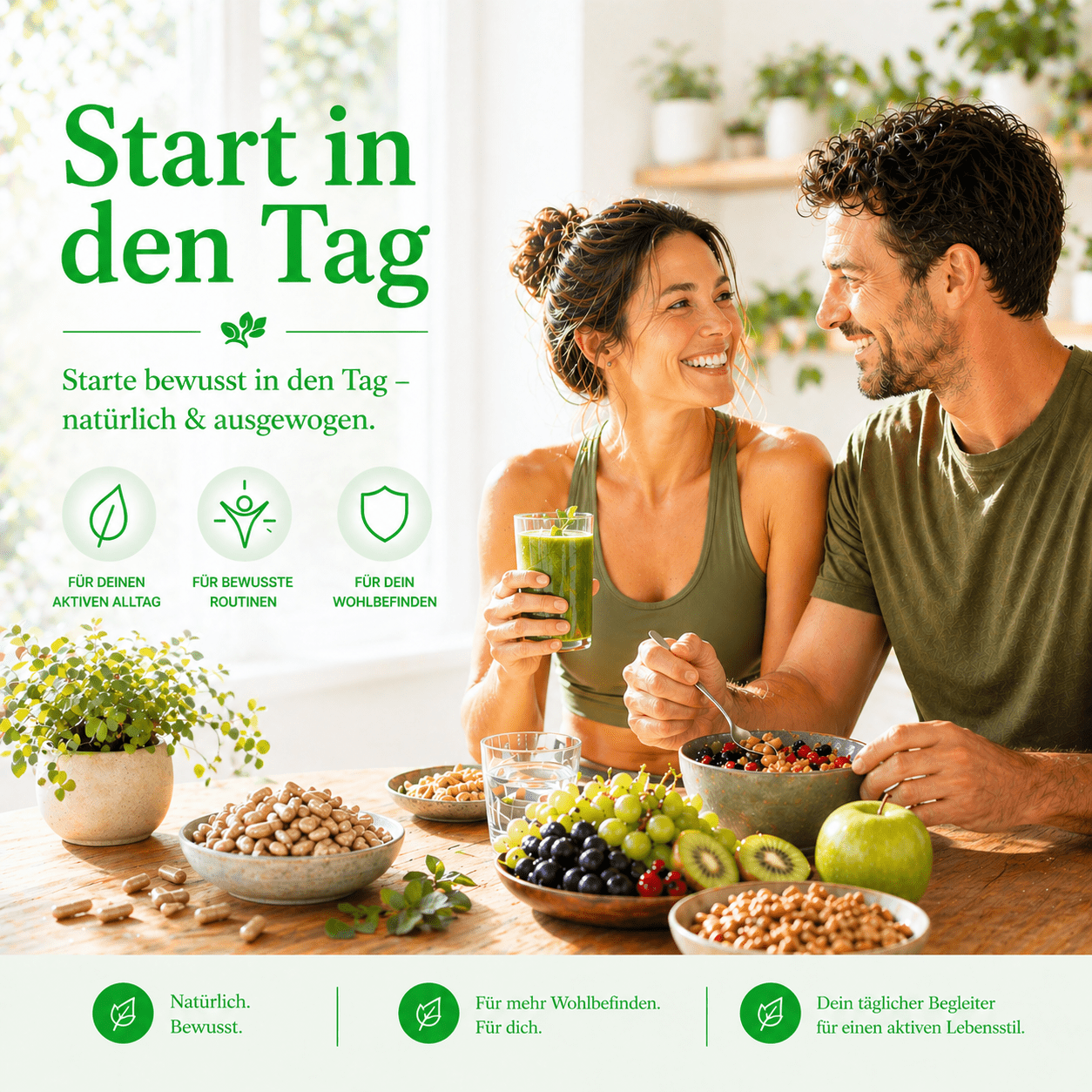 "Start in den Tag" Bio Vitalpilz - Extrakt | Deine tägliche Power - Onlinepilze