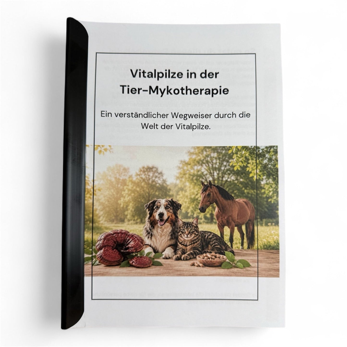 Tier-Mykotherapie – Wegweiser durch die Welt der Vitalpilze (Booklet) - Onlinepilze