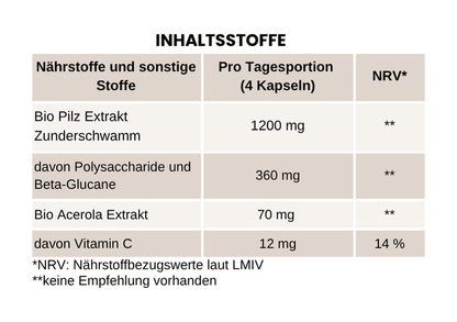 Zunderschwamm Vitalpilz BIO Extrakt: Dein natürlicher Begleiter für Zellschutz & Balance - Onlinepilze